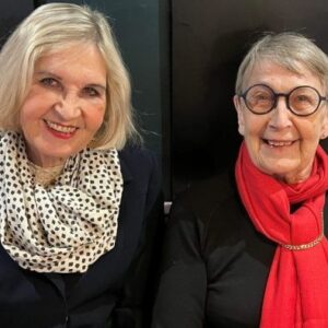 Nykyinen kuva: Välittämisen päivän suojelija Pirkko Lahti, Geroclub ry ja Ritva-Liisa Luomaranta, Geroclub ry:n puheenjohtaja